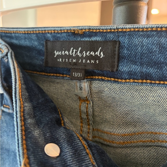 Risen OG Blue Straight Jeans (no front distressing) - Picture 4 of 4